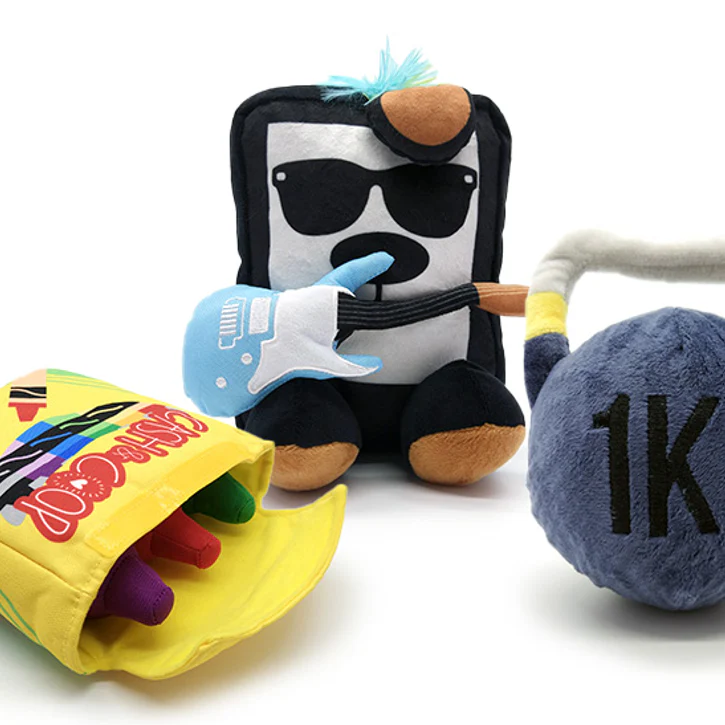 Customizable Plush Dog Toys